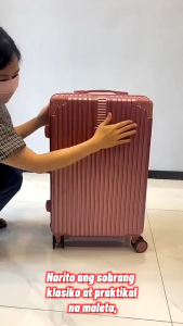 Travel luggage 24 inch ABS+PC Suitcase Bag Universal Wheel Combination Double Lock Large Capacity Bag Bagasi koper Beg