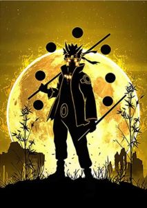 Bandai | Uchiha Itachi Anime Nhật Bản Tranh Gắn Đá Khảm Bộ Nghệ Thuật Thủ Công Tinh Tế Trang Trí Nhà Cửa Full Dán Khu Vực Kim Cương Vuông