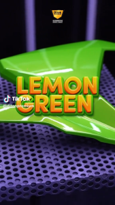 Diton Premium Paket LEMON GREEN VERSI NINJA GREEN Plus LEMBAYUNG Isi 5 Kaleng  Paketan Lemon Green (Epoxy-Dasar Putih-Ninja Green-Lembayung-Clear) 5pcs x 400cc