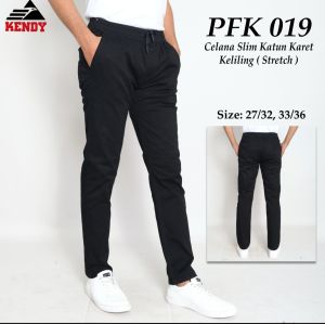 celana chinos kendy panjang pinggang karet 27-38