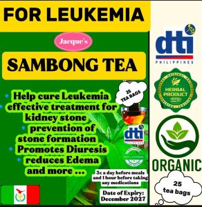 SAMBONG LEAVES TEA  GABON TEA (25 tea bags )Good for leukemia