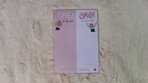 Plano ni Lord Stationeries- OMG! Oh My God!  OMG! Oh My Goals! Jumbo Memopad by Artemo Concepts