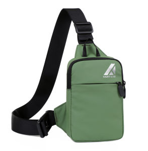 Men Shoulder Bag Waterproof Shoulder Bag Minimalist All-Match Small Mobile Phone Bag Fashion Chest Bag Cycling Mini Small Mens Bag Bag