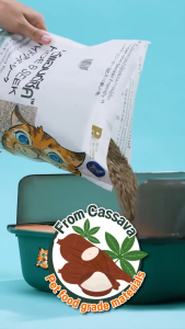 Hide and Seek Cassava Cat Litter 2.72kg x 1 Bag Made in Thailand Hide & Seek Cat Litter | Easypets