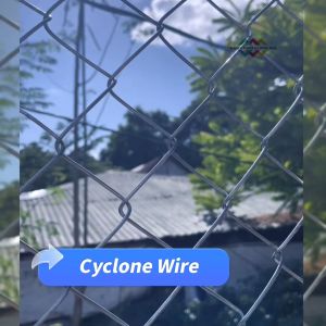 3/4/5/6 FT Galvanized Cyclone Wire Mesh 6m Chain Link Fence for Farm Fence Pang Bakod Net Mesh