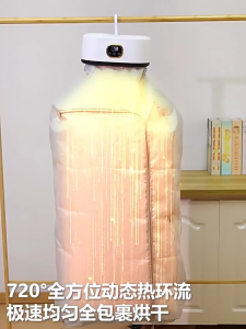 Clothes Dryer Machine Remote Control Portable Dryer With Timer Mini Dryer 600W Power  Pengering Baju