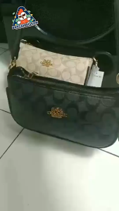 Tas Bahu Wanita Sighnature Tas Selempang Wanita Kanvas Slim bag