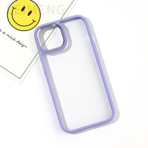 Handmade Metal Phone Case with Groove Design for Apple iPhone 15/14 Protective Cover Full Lens Protection Colorful Edge Shell