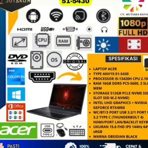 LAPTOP ACER ANV15-51-5430