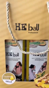 Cặp dầu gội xả HE BAU GỪNG BƯỞI XẢ 800ml chuyên dùng salon và dưỡng cao cấp