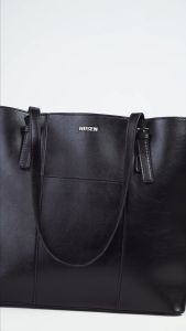 HUSEN Totebag Wanita 2 in 1 Tas Kerja Kuliah Jinjing Shoulder Bag Resleting Kekinian - Ashley Sabhira Tote Bag