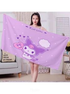 (Ready Stock) Labubu /Kulomi Towel 70cmx140cm Cartoon Water Absorber