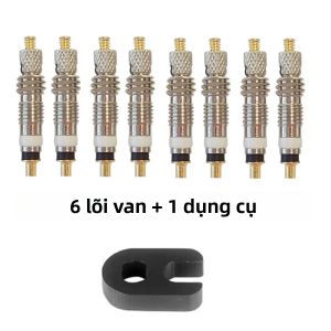 Bộ Thay Thế Lõi Van Xe Đạp PINMOAP 6/12 Chiếc Dành Cho Van Presta & Schrader Phù Hợp Với Xe Đạp Địa Hình Xe Đạp Đường Trường Phụ Kiện Sửa Chữa.