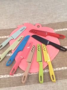 FAUS Pisau Apel Stainless/Pisau Dapur Tajam/Pisau Buah Dan Sayur/Pisau Sarung Bentuk Apel