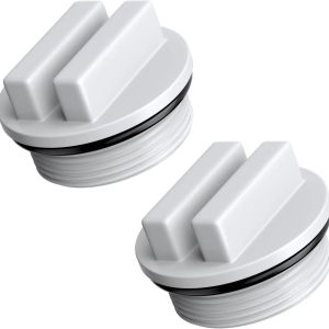 2pcs 1.5" Pool Return Line Winterizing Plug Rubber Drain Fitting For With O-ring Pool Skimmer Plug