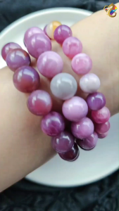 Collection Grade Rare Ombre Duo Bao Pink Sugilite Mica Bracelet