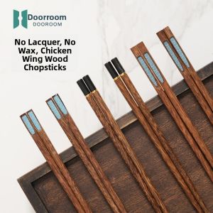 DOOROOM | Anti-slip Unpainted Natural Wooden Chopsticks