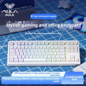 AULA | Light-Effect Mechanical Feel Keyboard for Gaming and Office