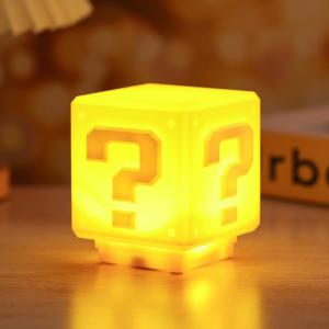 LIWAN | Retro Mario Theme Night Light with Sound Effects USB