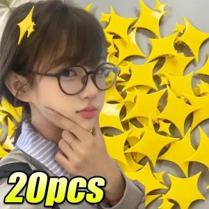 20Pcs Creative Star Hair Clips Kawaii Anime Bangs Side Clip Y2K Women Lovely Hair Decor Trendy Headwear Hairpins