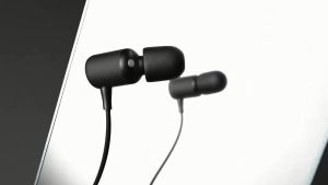 PISEN หูฟังไฮไฟ 2 in 1 ทั้งโทรศัพท์และฟังเพลง G106 ขนาด 3.5 มม. สายแบนนุ่มยาว 80 ซม. ไม่พันกัน ปุ่มปรับระดับเสียง ระบบ Dynamic drive เนื้อเสียงต้นฉบับที่สมดุล ออกแบบตามหลักสรีรศาสตร์สวมใส่แนบสนิทกับหูสวมใส่สบาย สำหรับ ซัมซุง - สีฟ้า