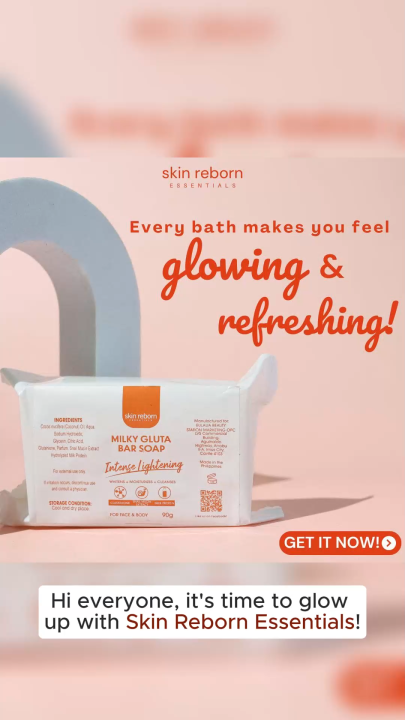 Skin Reborn Milky Gluta Soap Glutathione Whitening Soap Anti-Aging  Exfoliating Soap Firming Moisturizing Soap Regular Size Skin Care - Lazada  | Lazada PH
