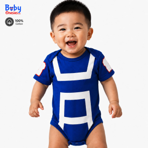 My Hero Academia Baby Onesie 0-12M Cotton Anime Costume Bodysuit Newborn Infant Baby Boy Girl Outfit