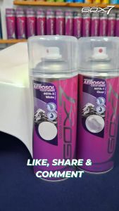 Gox7 Premium Aerosol Color Series 607A** 400ml Aerosol Spray Paint- Standard Colour-Spray Cat Motor-Petrol Resistant