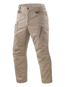 Outdoor Thin Camouflage Pants Scratch-Resistant Lightweight Long Trousers Casual Summer Workwear Straight Leg Fit for Middle-Aged Men