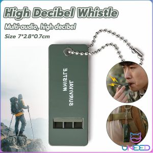 Portable Survival Whistle 3-Frequency High Decibel 7*2.8*0.7 cm Plastic 1 Piece Multiple Sound Modes for Outdoor Sports and Mountaineering #high frequency whistle