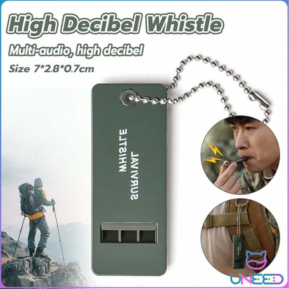Portable Survival Whistle 3-Frequency High Decibel 7*2.8*0.7 cm Plastic 1 Piece Multiple Sound Modes for Outdoor Sports and Mountaineering #high frequency whistle