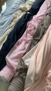 Vải Voan Hàn Nhiều Màu Khổ 1m5 - Không Giãn Mỏng Nhẹ Có Độ Rũ - Làm Lót -May Đầm Váy Áo Kiểu Cần Lót