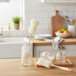 Deep Clean Bottle Brush 360 Degree Comprehensive Cleaning Brush With Long Handle Design Reusable For Mugs And Baby Bottle