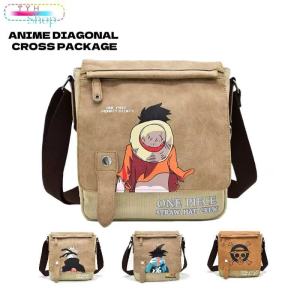 Ghost Slayer Blade Crossbody Bag Anime Canvas Backpack Pirate King Hokage Attack Giant Shoulder Bag
