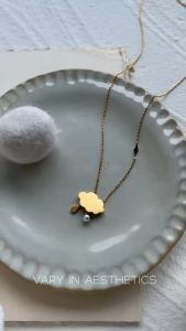 VIA Cloud สร้อยมุกแท้ สร้อย ไข่มุกน้ำจืดแท้ สแตนเลส 304 ไม่ลอกไม่ดำ คุณภาพงานส่งออก พร้อมส่งในไทย