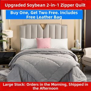 Zipped Dual-purpose Comforter Thick and Warm for Winter and All Seasons