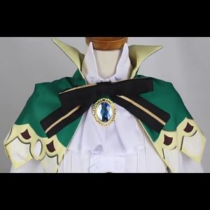 Anime Game Genshin Impact Venti Barbatos Cosplay Costume Uniform Wig Halloween For Women Wendi Windy