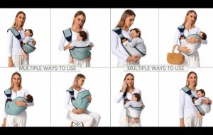 เป้อุ้มเด็ก เป้อุ้มเด็กนั่ง รับได้ถึง 15kg.สำหรับเด็ก 0-36 เดือน ที่นั่งเด็ก เป้สะพายเด็ก Hip Seat 4 in 1สะพายหน้าและสะพายหลังได้