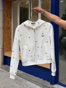 dangerouspeople | Printed Hooded Sweatshirt Set