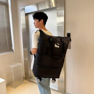 Detachable Rolling Luggage Handbag Fashionable Travel Bag with Universal Wheels Carry-On Suitcase Cover for Outdoor Trips