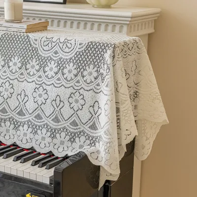 Meirenpeizi | French Retro Piano Dust Cover Full Cover Elegant Piano Cover