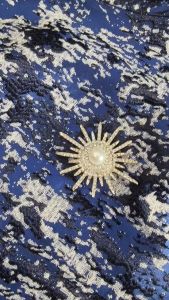 Đầm Gấm Hoàng Gia Thượng kèm lót tặng cài áo sang trọng DL843 DL844