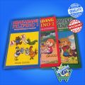 1 Set 3 books Abakadang Pilipino 1 2 3 by Jesusa Garcia for Grade School, Primary Learners, Elementary Students, Home Schooling. 