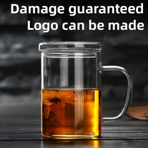 Thickened Heat-Resistant Glass Teacup Filter Tea Brewing