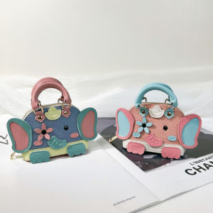Fashion Mini Baby Elephant Home Pendant Mini Handbag Cute Pendant Lipstick Earphones Car Keychain Bag
