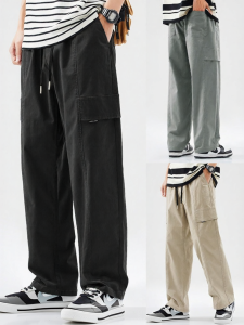 Wood soon | Straight Loose Fit Cargo Pants