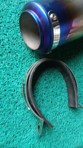 Rudi Classic 250 stainless elbow ( carb and Fi type ) on Sc project round with Db reducer