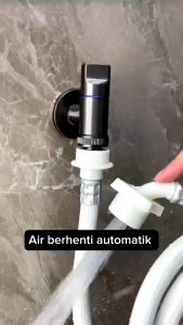 Washing Machine Faucets Valve Water Tap Bathroom Toilet Tap Automatic Water Stop Valve Paip Mesin Basuh