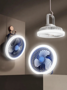 Quạt Treo USB Siêu Im Lặng Cho Phòng Ký Túc Xá Sinh Viên Quạt Di Động Nhỏ Cho Nhà Bếp Ngoài Trời Quạt Treo Tường Cho Màn Chống Muỗi