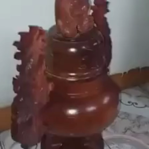 lư hương gỗ hương .cao 50cmx25cm